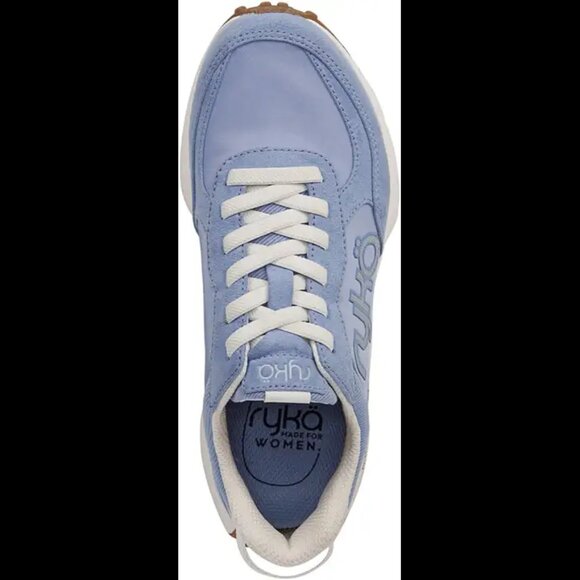 NEW RYKA Wide Width Jog On Slip On Retro Sneakers Hydrangea for women 563mn - Picture 5 of 6